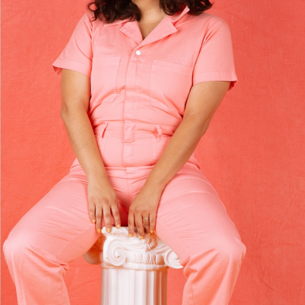 Big Bud Press Flamingo Pink Jumpsuit size S